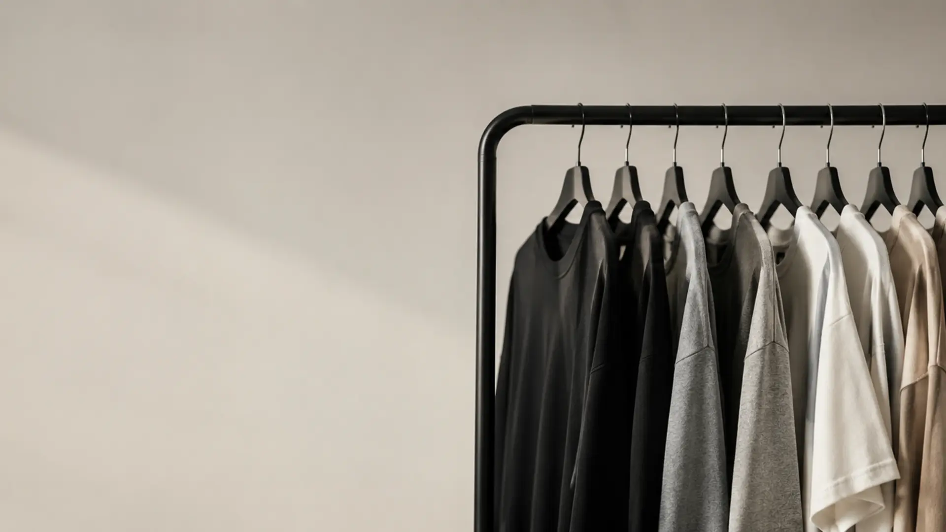 rail of clothes