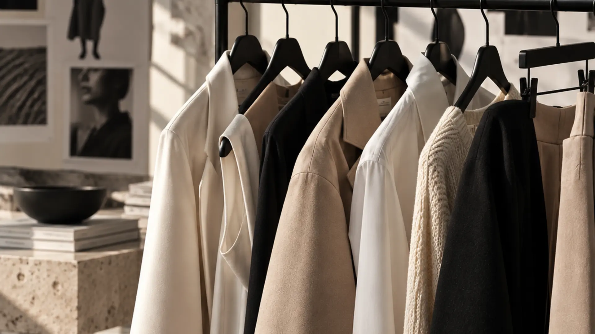 fashion studio clothes rail
